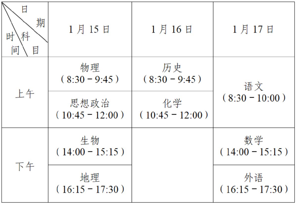 2022蘇州小高考時(shí)間（附各科具體考試時(shí)間）